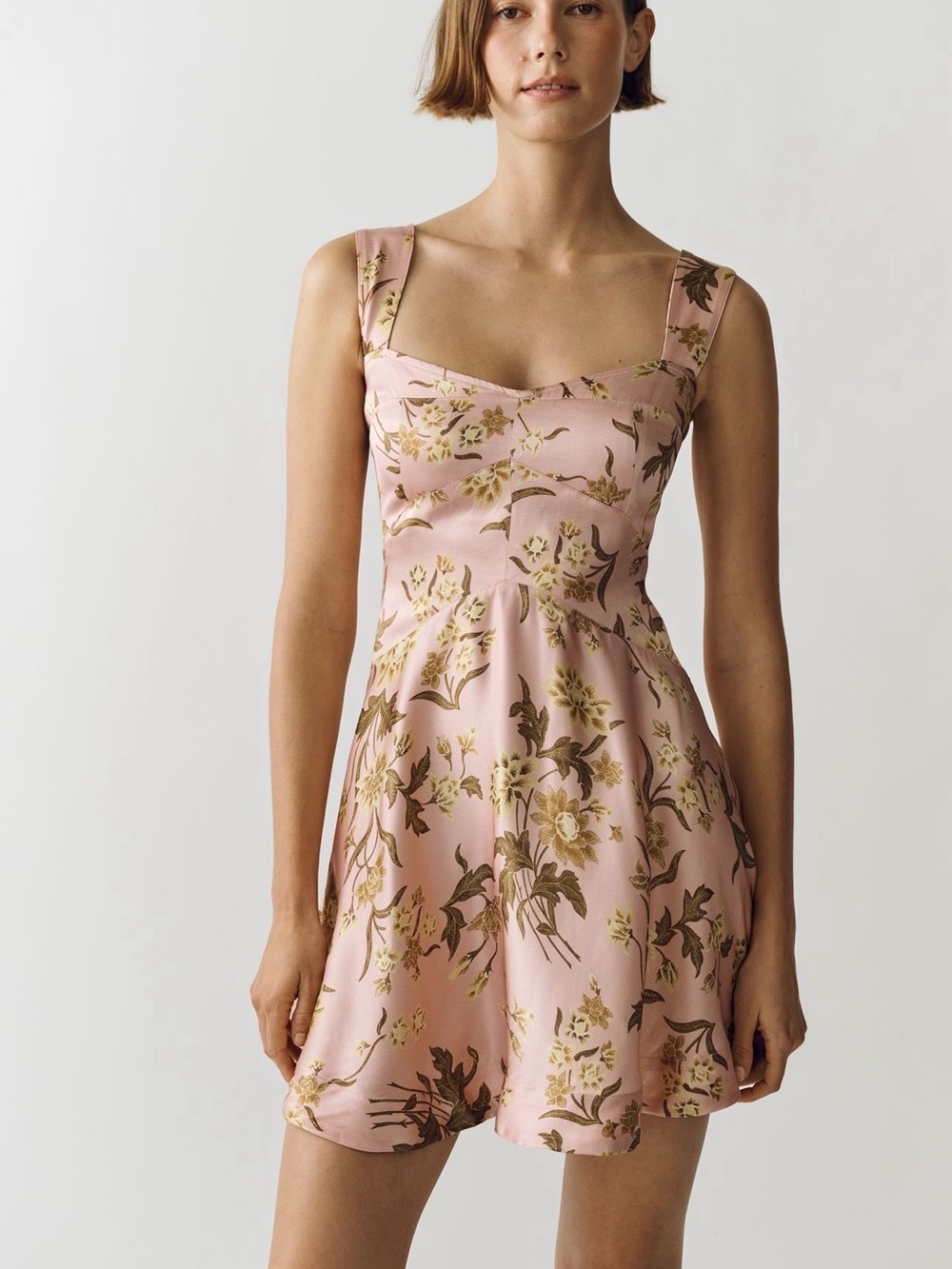 Anthropologie NWT Jocelyn Sleeveless Slip Mini Dress Sm